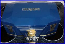 Drew Estate Undercrown Luxury Cigar Humidor Navy Royal Blue Excellent Condition