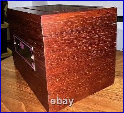 DuPont 1977 Distributor Mgt Seminar Award St Maarten Wood Box Humidor Vintage