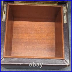 Dunhill Brown Leather Ciggarillo Humidor Box with Cedar Interior Read