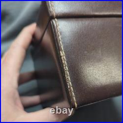 Dunhill Brown Leather Ciggarillo Humidor Box with Cedar Interior Read