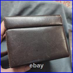 Dunhill Brown Leather Ciggarillo Humidor Box with Cedar Interior Read