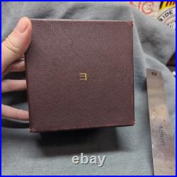 Dunhill Brown Leather Ciggarillo Humidor Box with Cedar Interior Read