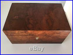 Dunhill Burr Walnut Cigar Humidor Box -delightful Oct Special £100 Off