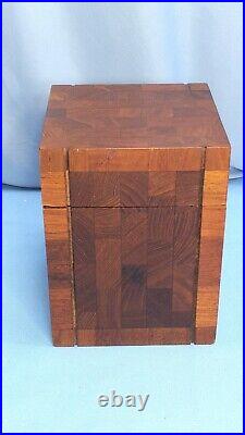 Dunhill Modernist Heavy Teak Wood Humidor British Crown Colony Parque Box Cigar
