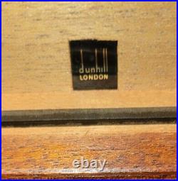 Dunhill humidor wooden box with key