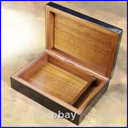 Dunhill wood humidor Cigar Case black with box