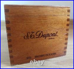 Dupont box CITA Wooden PARIS25 ROBUSTOS HAND MADE CIGARS IN SPAIN BY CITA