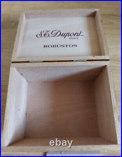 Dupont box CITA Wooden PARIS25 ROBUSTOS HAND MADE CIGARS IN SPAIN BY CITA