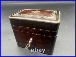 Early 1800's Inlaid Tobacco Honors Box