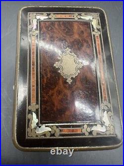 Early 1800's Inlaid Tobacco Honors Box