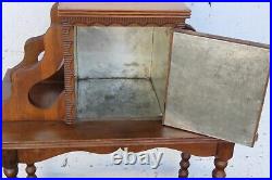 Early 1900s Cigar Tobacco Humidor Chest Box Cabinet 5693