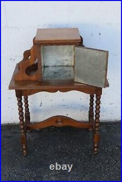 Early 1900s Cigar Tobacco Humidor Chest Box Cabinet 5693