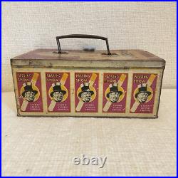 Early Passing Show Tin Lunch Box Style Tobacco Humidor Cigarette Case Old Cigar Early Passing Show Tin Lunch Box Style Tobacco Humidor Cigarette Case Old Cigar