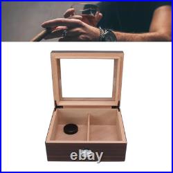 Ebony Cigar Moisturizing Box Transparent Display Humidor Moisturizing Box Ebony Cigar Moisturizing Box Transparent Display Humidor Moisturizing Box