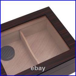 Ebony Cigar Moisturizing Box Transparent Display Humidor Moisturizing Box Ebony Cigar Moisturizing Box Transparent Display Humidor Moisturizing Box