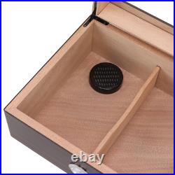 Ebony Cigar Moisturizing Box Transparent Display Humidor Moisturizing Box Ebony Cigar Moisturizing Box Transparent Display Humidor Moisturizing Box