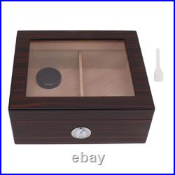 Ebony Cigar Moisturizing Box Transparent Display Humidor Moisturizing Box Ebony Cigar Moisturizing Box Transparent Display Humidor Moisturizing Box