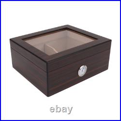 Ebony Cigar Moisturizing Box Transparent Display Humidor Moisturizing Box Ebony Cigar Moisturizing Box Transparent Display Humidor Moisturizing Box