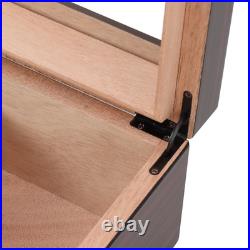 Ebony Cigar Moisturizing Box Transparent Display Humidor Moisturizing Box Ebony Cigar Moisturizing Box Transparent Display Humidor Moisturizing Box