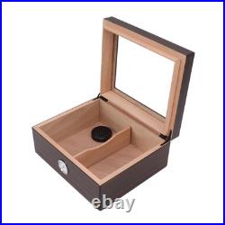 Ebony Cigar Moisturizing Box Transparent Display Humidor Moisturizing Box Ebony Cigar Moisturizing Box Transparent Display Humidor Moisturizing Box