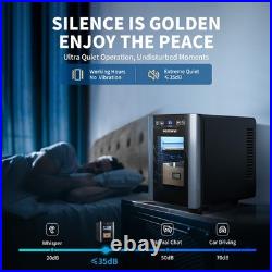 Electric 8L Cigar Humidor with Heating & Cooling Quiet Control System for 80Counts