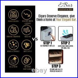 Electric Cigar Humidifier EB-200 for Desktop & Cabinet Humidors up to 8 Cu Ft