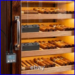 Electric Cigar Humidifier for Cigar Humidor Box Dual-Fan Sensor-Controlled + L