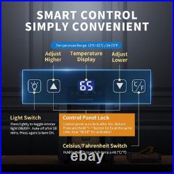 Electric Cigar Humidor 8L with Heating and Cooling Quiet Control System, Thermos