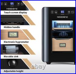 Electric Cigar Humidor 8L with Heating and Cooling Quiet Control System, Thermos