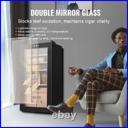 Electric Cigar Humidor Cabinet 82L Cedar Cigar Box Temp Control LED Light Electric Cigar Humidor Cabinet 82L Cedar Cigar Box Temp Control LED Light
