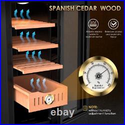 Electric Humidor Cooler Cabinet 250 Counts with Cooling and Heating Control System