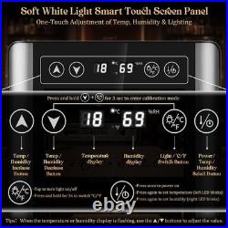 Electric Humidor for 150 Cigars Cedar Shelves, Safety Lock