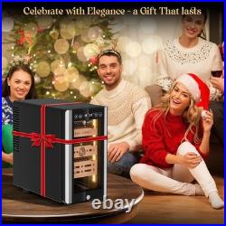 Electric Humidor for 150 Cigars Cedar Shelves, Safety Lock