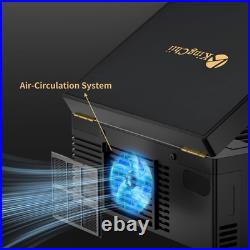 Electric Temperature Control Cigar Humidor Box (64°F-74°F), Bulid-In Fan for 360