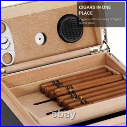 Elegant Walnut Cigar Humidor Perfect Gift for Best Man