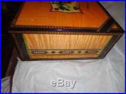 Elie Bleu Alba Orange Sycamore Humidor 75 Ct new in the original box