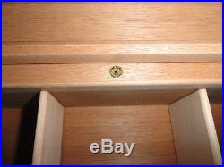 Elie Bleu Medals Grey Sycamore Humidor 75 Count new in original box