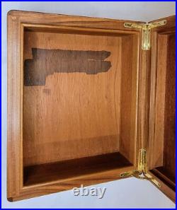 Elie Bleu Paris Burled Wood Cigar Humidor Made in France Elie Bleu Paris Burled Wood Cigar Humidor Made in France