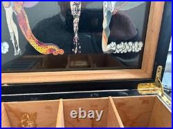 Erte Angel Cigar Humidor Box, Limited Edition #9 15 X 11 X 5