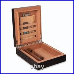 Espresso Wood Cigar Humidor Box