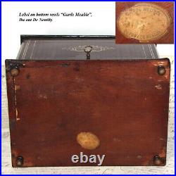 Fab Antique French TAHAN Napoleon III 12 Cigar Presenter Box, Chest, Tantalus Fab Antique French TAHAN Napoleon III 12 Cigar Presenter Box, Chest, Tantalus