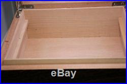Fame Ford Wood Humidor Lined with Cedar Showroom Model Free Shipping in USA