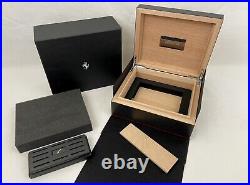 Ferrar 488 Spider Wooden Cigar Humidor Box Carbon Look Official Accessory