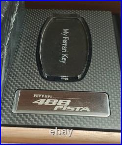 Ferrari 488 PISTA Owner Carbon Fiber Key Storage Box/Humidor Very Collectible