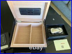 Ferrari 488 Pista Carbon Fiber Cigar Humidor Key Box Rare Gift model No reserve