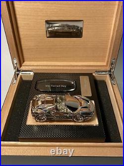 Ferrari 488 Pista Spider Carbon Fiber Cigar Humidor Key Box Rare Gift Model