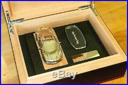 Ferrari Carbon Fiber Humidor Key Box. Includes Ferrari 488 GTB Scale model