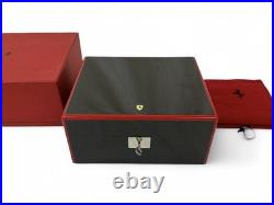 Ferrari Cigar Humidor Box In Carbon Fiber And Cedar Wood Official Accessory