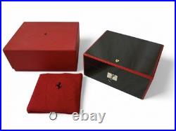 Ferrari Cigar Humidor Box In Carbon Fiber And Cedar Wood Official Accessory