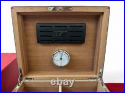 Ferrari Cigar Humidor Box In Carbon Fiber And Cedar Wood Official Accessory
